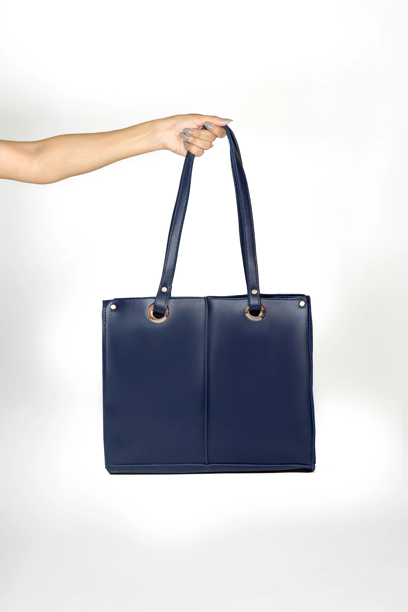 Sleek Tote Bag (Blue)